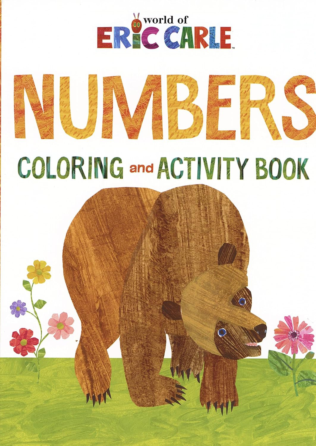 Coloring and Activity Set - Bundle Includes Coloring Book & Stickers, 2-Sided Door Hanger (Brown Bear)