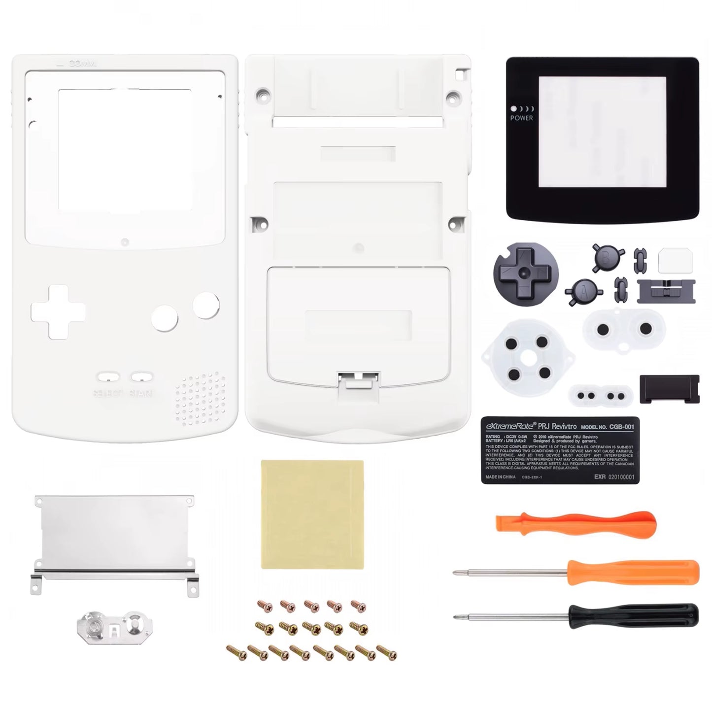 IPS Ready Upgraded Full Housing Cover Shell with Buttons for Gameboy Color for GBC - Fit for GBC OSD IPS