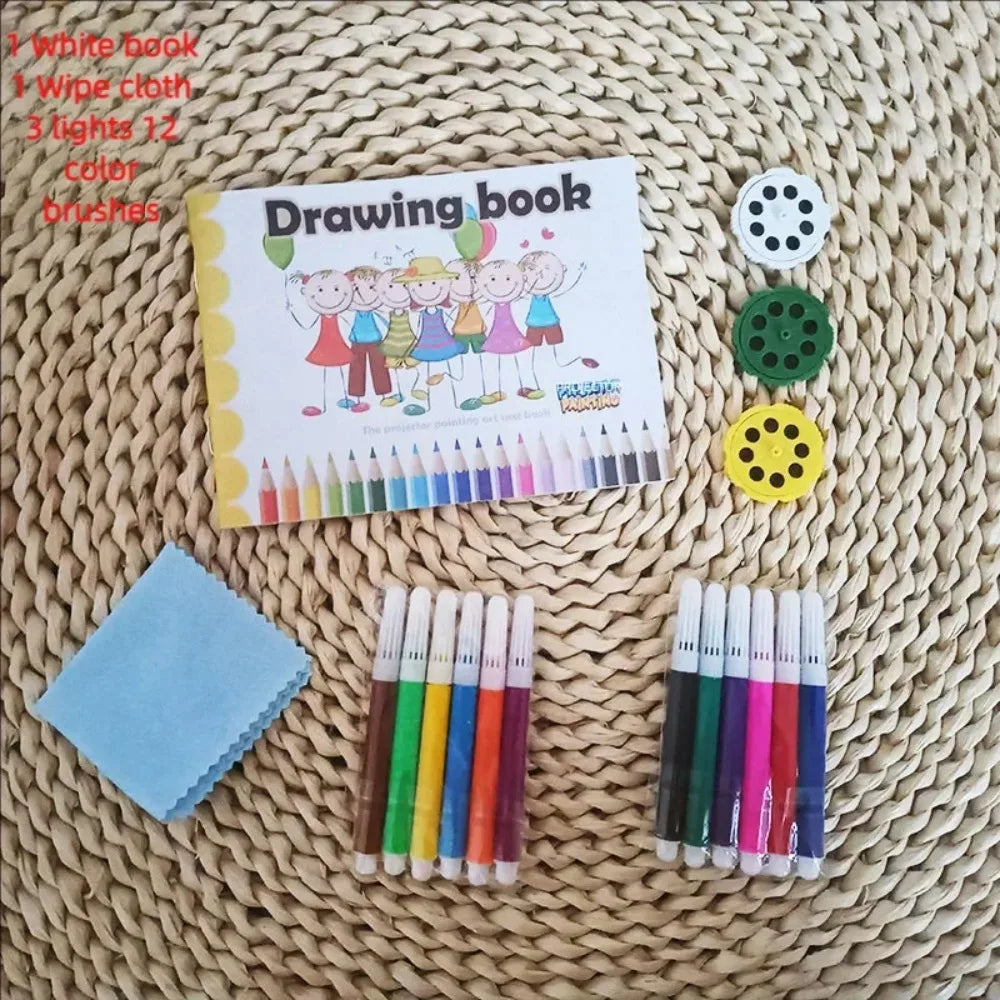 🎨 Table à dessin avec projecteur LED pour enfants – Développez la créativité de vos petits artistes !