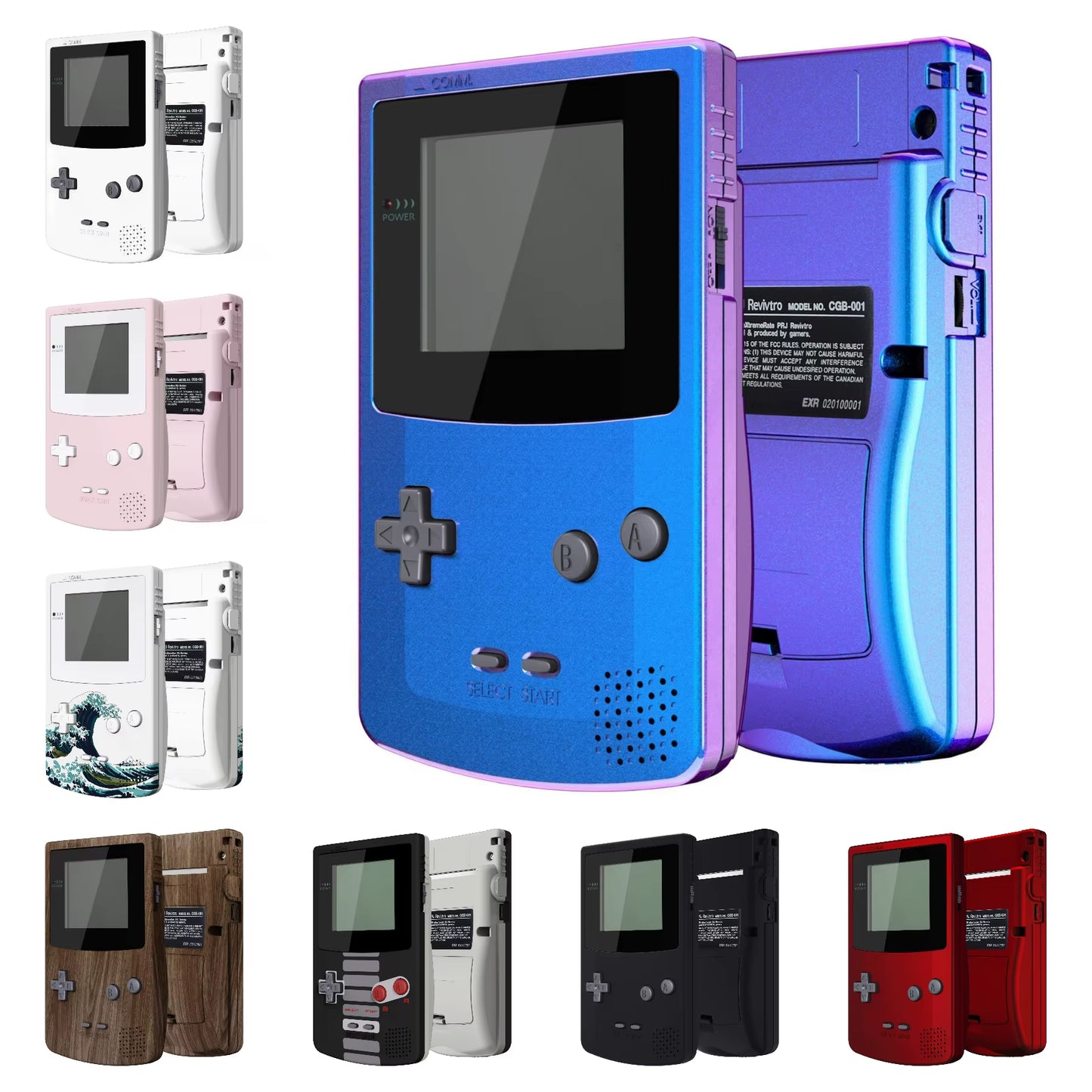 IPS Ready Upgraded Full Housing Cover Shell with Buttons for Gameboy Color for GBC - Fit for GBC OSD IPS
